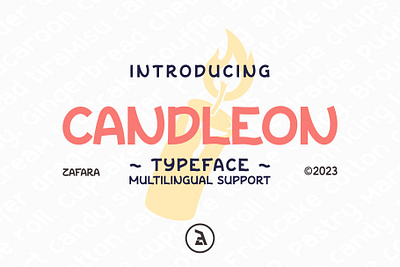 CANDLEON Typeface branding display fonts graphic design illustration modern san serif typography