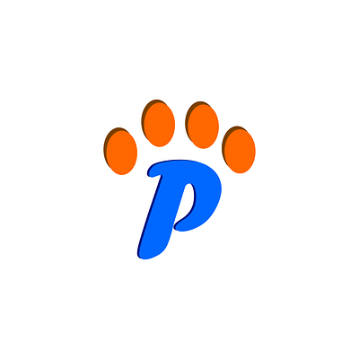 P letter Iconic Animal leg logo design branding graphic design leg logo letter letter p logo