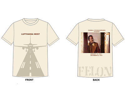 Good Felons Lufthansa Heist clothing clothing line graphic design mockup tshirt design