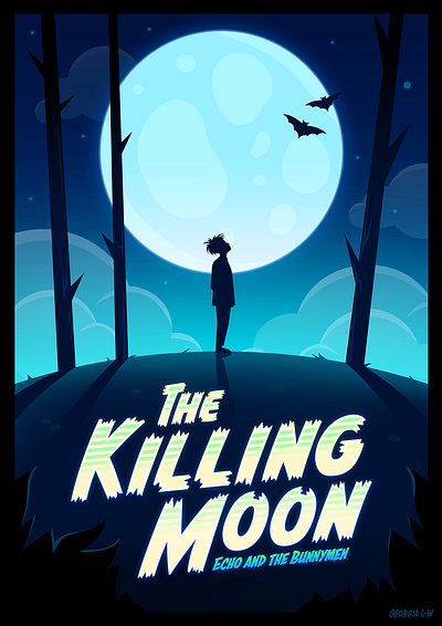 The Killing Moon design graphic design music typography vector