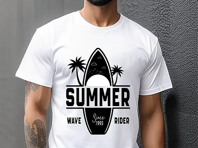 Summer T-shirt Design design graphic design illustration logo typography vector web design