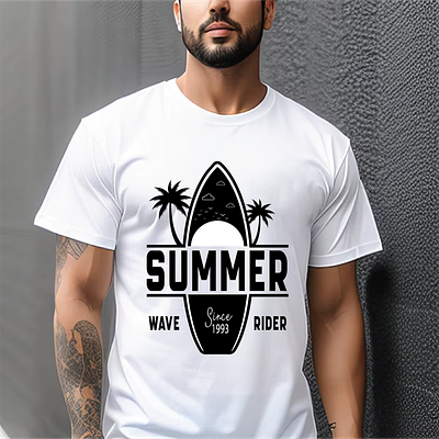 Summer T-shirt Design design graphic design illustration logo typography vector web design