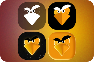 3D Angry Bird (Chuck) - Made in Figma 3d branding graphic design logo ui