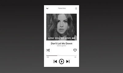 generic music player with the regular playback features ui