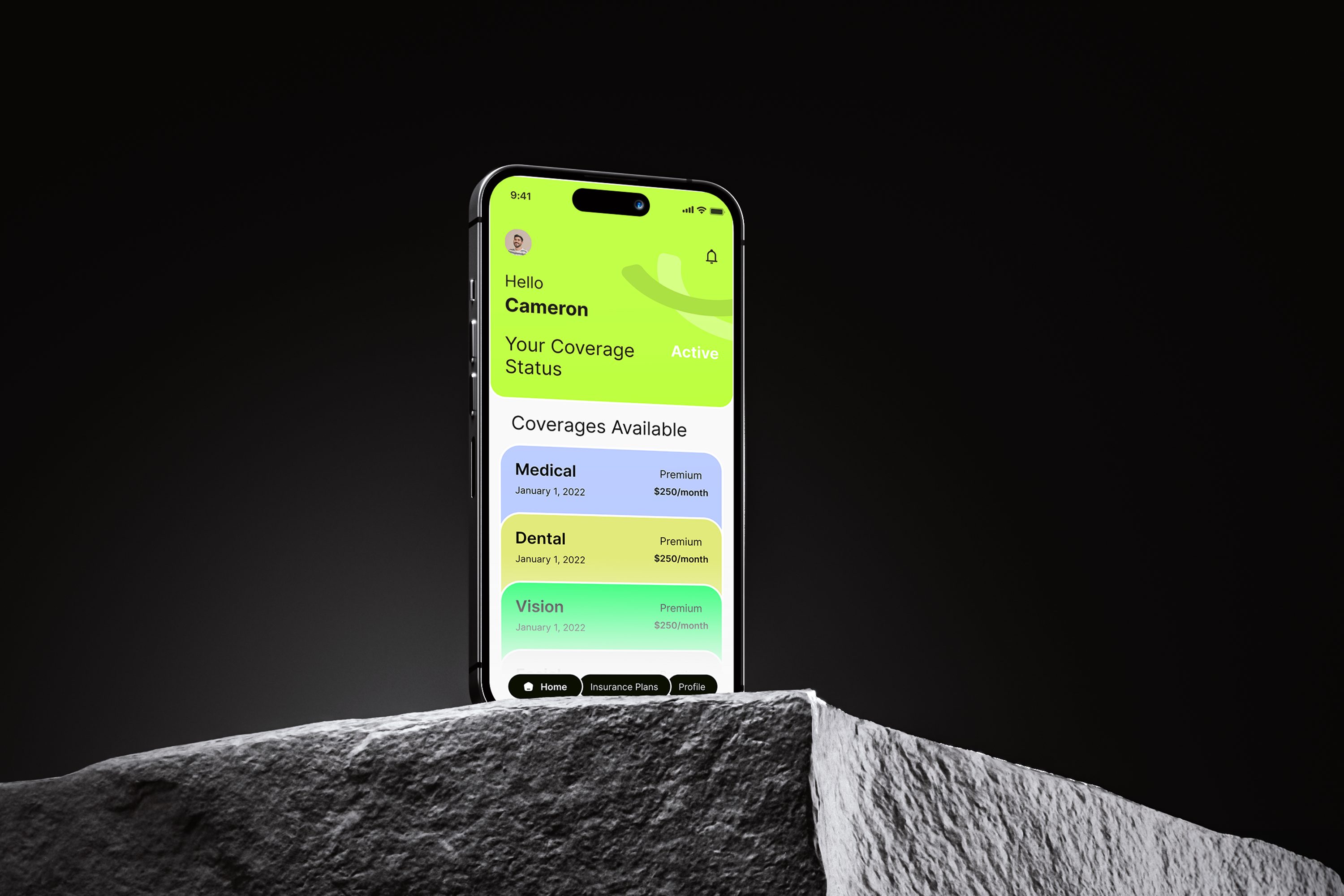 iHealthShield - Unlock Your Health Insurance Mobile App UI application dashboard design fitness health health tips mobile app ui uiux ux web weightloss yoga