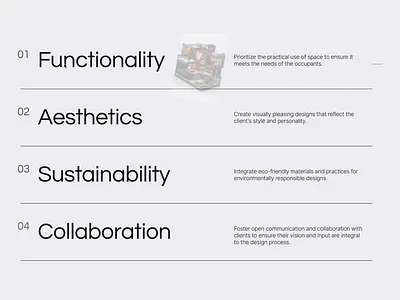 Reveal elements on hovering interaction animation architecture figma framer homepage interaction interior design landingpage motion graphics ui ux