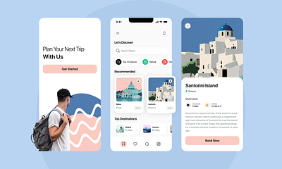 Travel App booking design travel ui ux