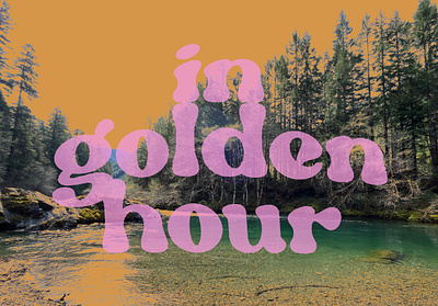 In Golden Hour Interior Design branding graphic design logo procreate website design