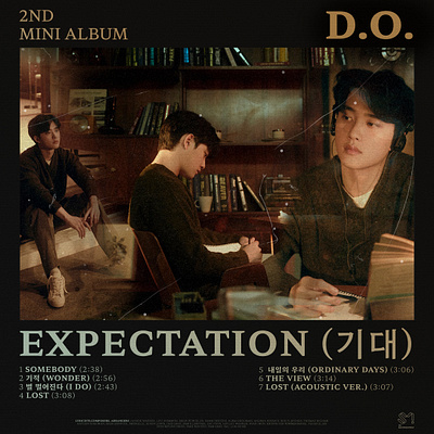 D.O. Expectations l Poster Design album cover branding exo graphic design kpop lightroom music photoshop poster design social media post
