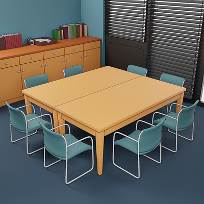 Community - Study Room 3d 3dmodeling blender community communitytv