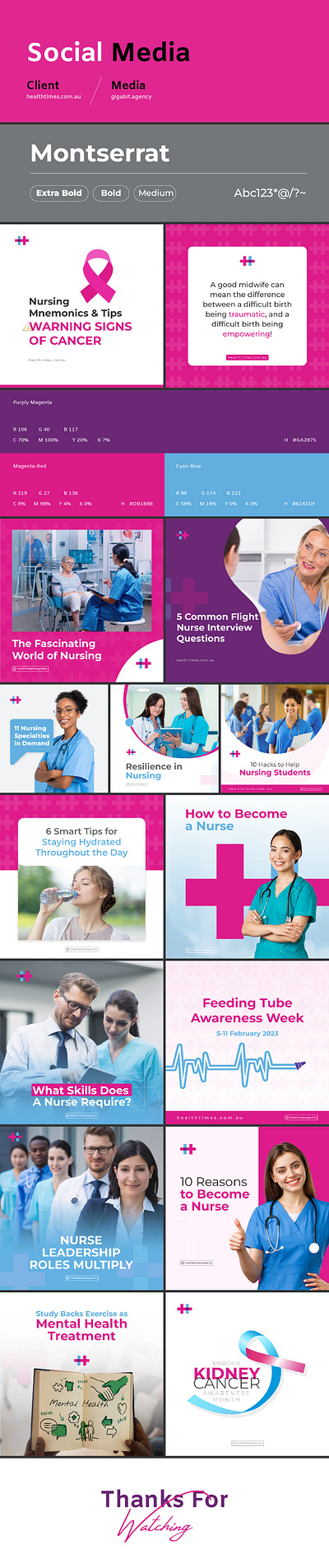 Medical Nursing Social Media Banner banner insta post medical banner nursing nursing banner post social media banner