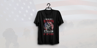US Veteran T-Shirt Design. t shirt design illustrator