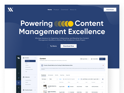Landingpage ~ Content Management
