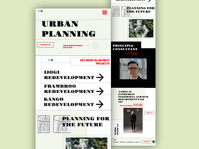 Urban Planning Concept branding design graphic design ui ux web design