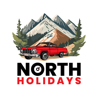North Holidays branding graphic design