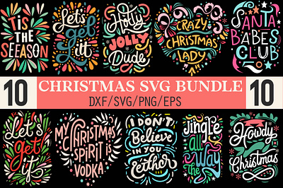 Christmas Svg Design Bundle tradition