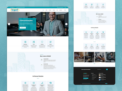 IT Solutions Website | Ruben Teixeira branding graphic design it company ruben teixeira ui web development