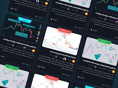 Tehran Exchange: Revolutionizing Dark UI for a Seamless Trading fintech graphic design logo ui website