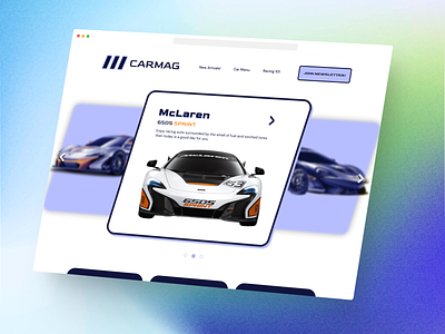 Magazine Specialized in Cars and Racing 19 hype4academy mclaren new racing sprint ui ux web design website