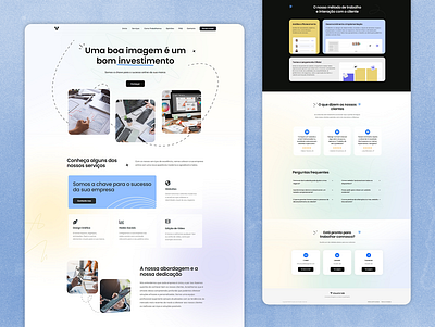 Visuals Lab Website Concept | Ruben Teixeira graphic design ui design ux design web design web development