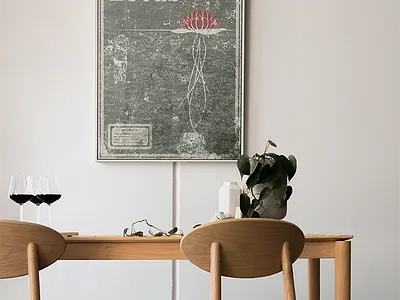 The Red Lotus Poster design graphic design illustration typography