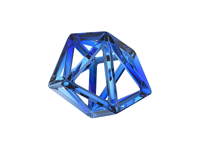 Glass structure 3d abstract animation art blender blender3d blue color branding clean design glass loop minimalist motion graphics render science shape simple