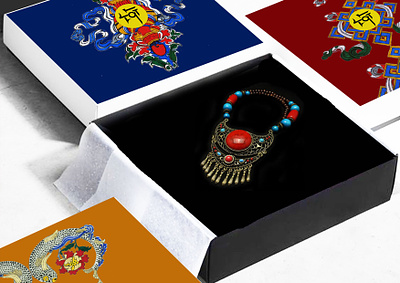 "Shi" - Tibetan Jewels Brand brand design branding chinese graphic design jewelry boxes jewelry branding logo design packaging design tibet visual identity