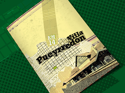 Villa Pueyrredón neighborhood aesthetic argentina brochure buenos aires conceptual design desplegable dropdown editorial design fanzine graphic design handmade illustration image design km 14 neighborhood photoshop villa pueyrredon