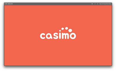 casimo Logo Animation circle dots logo text typography