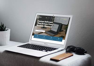 Modern Website Design for Software Development Company company design interaction design it services responsive design software development uiux design web design website