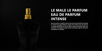 LE MALE LE PARFUM advertising art design for men golden graphic design perfume sailor sea