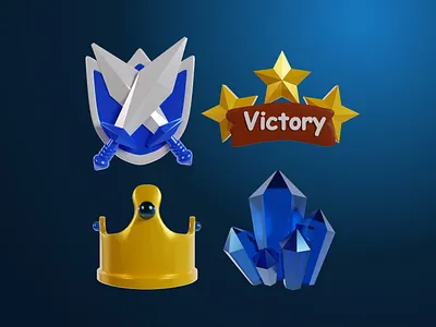 War Game 3d Icons Set branding button design esport game game player gold coin graphic design icon illustration online game pay to win rpg ui ui ux ux war