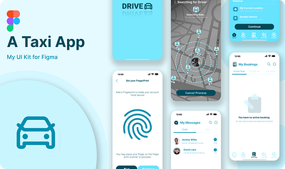 A TAXI APP app branding design graphic design illustration logo ui uiux vector