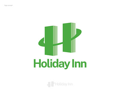 Aesthetic Harmony: Redefining the Holiday Inn Logo branding case concept design font graphic design h illustration logo public sans redesign typography ui ux vector vision
