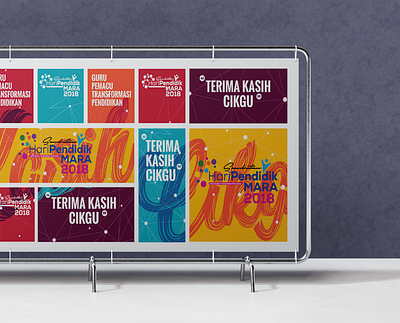 Event Design : Hari Pendidik MARA 2018 branding design graphic design illustration photography product