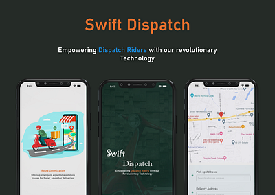 Swift Dispatch mobile uiux product ui
