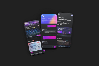 Ultra music festival app concept UI app ui app ux blochchain branding crypto design festival illustration mobile ui music ui umf wallet