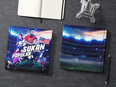 Book Design : Sukan Popular branding design graphic design illustration photography product vector