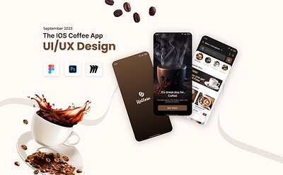 ISO Coffee App app app design case study home page design landing page mobile app ui uiux user experience user interface ux ux case study website design