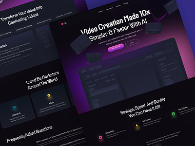 Crypto AI Landing Page Design ai landing page ai website blockchain website crypto website design homepage illustration landing page redesign trending ui web web design web3 website webdesign website website design