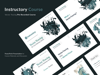 Online Course Materials Presentation branding graphic design online course powerpoint presentation