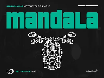 Motorcycle Club Illustration Canva Element 3d animation app branding design graphic design illustration logo motion graphics typography ui ux vector