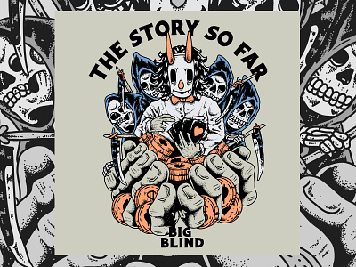 Big Blind art artwork band bandmerch bigblind clothing clothing brand design illustration merchandise thestorysofar tshirt art