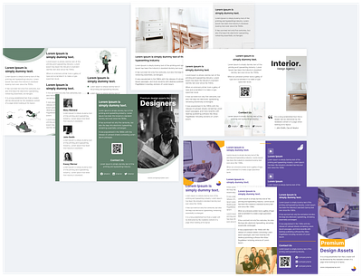 Brochure Templates ad advertisements branding brochure design graphic design illustration logo marketing minimal ui