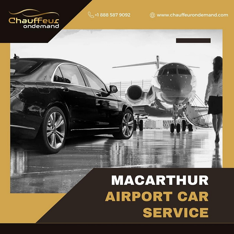 MacArthur Airport Car ServiceChauffeur on Demand by angel on Dribbble