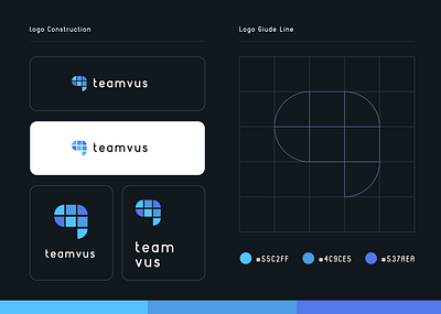 Logo Design Teamvus app ui app ux blochchain branding crypto design illustration logo logo design mobile ui ui wallet