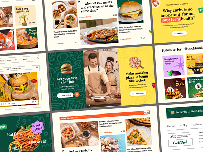 Food Blog Website design cooking recipe designer farzan food food blog food blogger website healthy food homepage landing page landingpage restaurant snacks ui web web design web designer web site webdesign webpage website