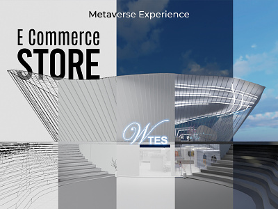 E-commerce Store in Metaverse 3d 3d architecture 3d max 3d modeling 3d store animation architecture blender ecommerce ecommerce store experience metaverse motion graphics virtual reality virtual store virtual world visualization vr vray