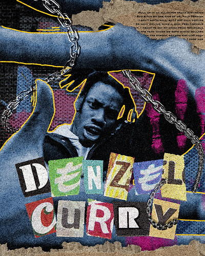 Denzel Curry fan poster graphic design poster
