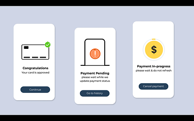 Payment & Transactions State 2 Lottie Animations animation card animation credit card animation credit card approved icons illustration lottie animation lottie files motion graphics payment payment failed payment pending icons payment processing lottie payment success transactions success animation ui ux upi payments